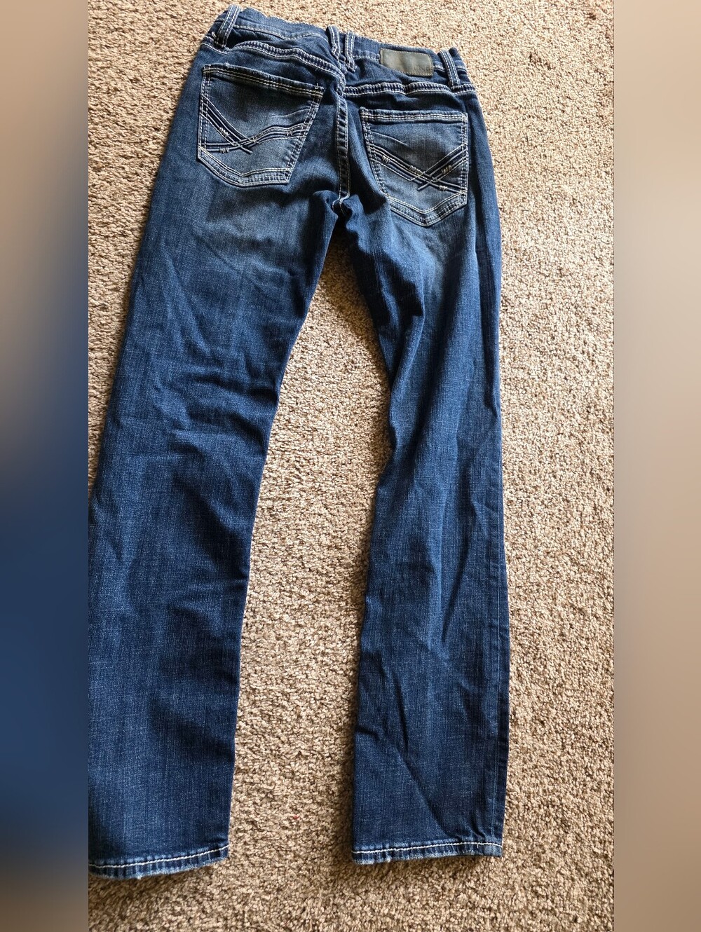 BKE Men's Dark Blue Denim Jeans